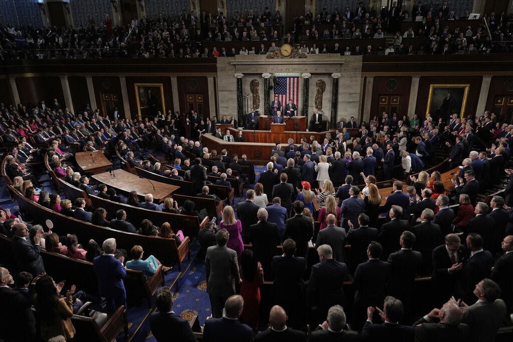 APTOPIX Trump Speech